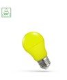 Ampoule LED jaune E27 4,9W - A50, dépolie