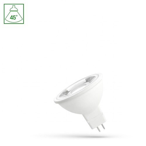 GU5.3 / MR16 4W LED lamp, 12V - 3000K, 45 graden, 380lm