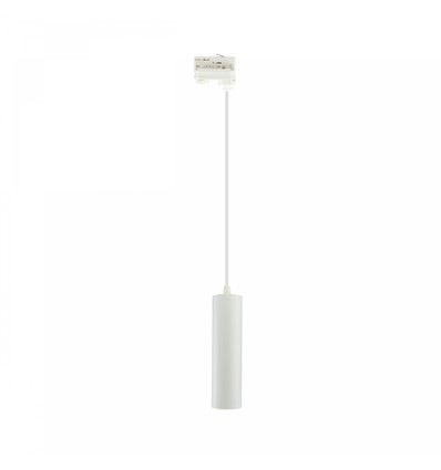 Suspension pour rail triphasé MADARA MINI II - Blanc, GU10, Ø5,5cm, sans source lumineuse