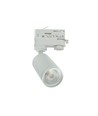 Spot sur rail triphasé Madara Ring II - Blanc, GU10, sans source lumineuse
