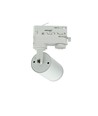Spot sur rail triphasé Madara Ring II - Blanc, GU10, sans source lumineuse