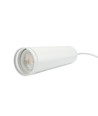 Madara GU10 pendel med ring - Hvid, 1m ledning, Ø55x200mm, IP20, uden lyskilde