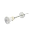 Madara GU10 pendel med ring - Hvid, 1m ledning, Ø55x200mm, IP20, uden lyskilde