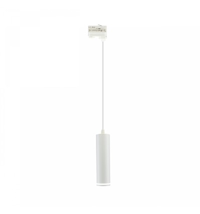 Suspension GU10 triphasée - Blanc, IP20, source lumineuse non incluse