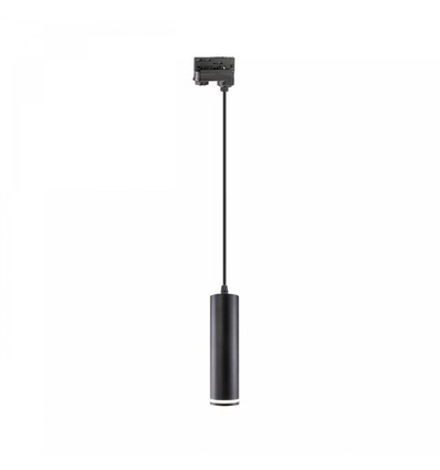 MADARA MINI RING GU10 SUSPENDED FOR TRACK 3F 230V IP25 FI55*200MM BLACK