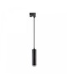 MADARA MINI RING GU10 SUSPENDED FOR TRACK 3F 230V IP25 FI55*200MM BLACK
