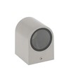 GU10 opbouw plafondlamp, IP54 - Zwart/grijs, buiten/binnen, max 6W LED, zonder lichtbron