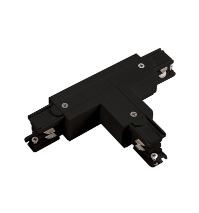 Connecteur en T pour rail 3 phases - Gauche, noir, Spectrum