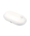 Lampe LED Technic 20W - IP54, IK07, Ovale, 4000K, détecteur PIR
