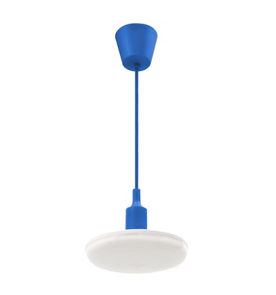 Ampoule LED 18W ALBENE ECO - 1400lm, IP20, blanc chaud, blanc avec câble bleu