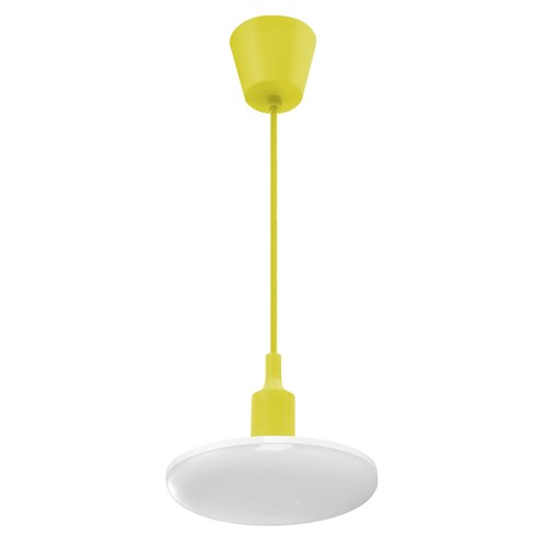 18W Albene Eco LED pendel, Geel - 1400lm, 3000K, warm wit, decoratieve plafondlamp