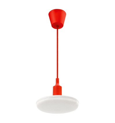 24W LED loftlampe med rød ledning - 2000lm, 3000K, varm hvid