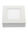 6W 12x12cm LED utanpåliggande panel - 3000K (Varmvit)