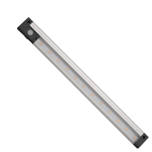 Réglette LED pour armoire 50cm 5,3W avec capteur PIR, 12V - Blanc froid, module linéaire