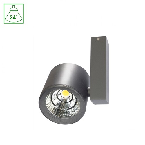 Plafonnier LED 16W - Argent, source lumineuse incluse