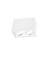 Spot de plafond Chloe Duo 2xGU10 - Rectangulaire, aluminium, IP20, sans source lumineuse