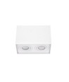 Spot de plafond Chloe Duo 2xGU10 - Rectangulaire, aluminium, IP20, sans source lumineuse