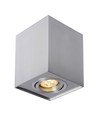 Spot de plafond Chloe GU10 - Carré, argent, aluminium, IP20 intérieur, sans source lumineuse