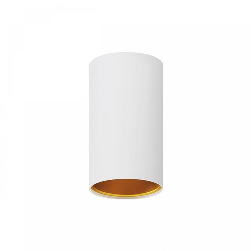Spot de plafond CHLOE TUBA GU10 - Blanc, Ø7cm, IP20 intérieur, sans source lumineuse