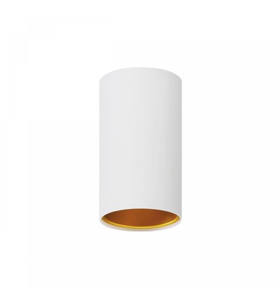 Spot de plafond CHLOE TUBA GU10 - Blanc, Ø7cm, IP20 intérieur, sans source lumineuse