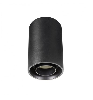 CHLOE SPOT GU10 EN SAILLIE IP20 ROND NOIR ORIENTABLE