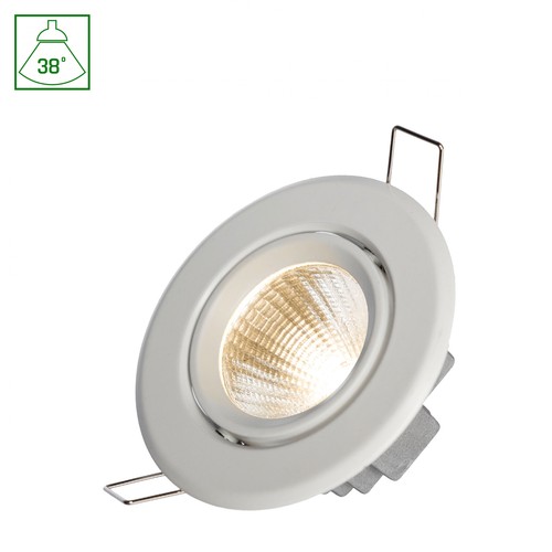 6W LED wandlamp - IP20, 4000K, wit, vierkant
