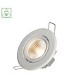 6W LED vegglampe - IP20, 4000K, hvit, firkantet