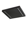 Cadre de montage en saillie 60x60 pour panneau LED, noir - 600x600x50 mm, aluminium