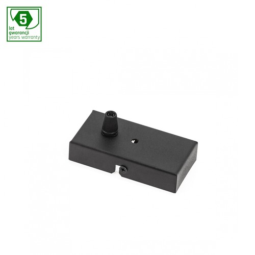 Svart monteringsbox i stål - 102x52x22 mm, IP20, 5 års garanti