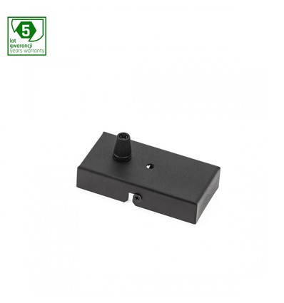 Boîtier de montage noir en acier - 102x52x22 mm, IP20, garantie 5 ans