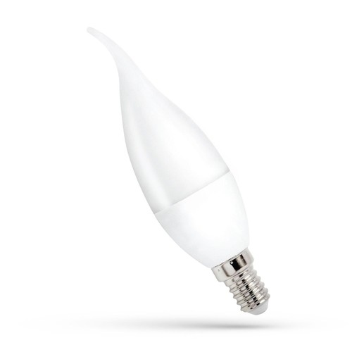 Ampoule LED E14 8W flamme - 710lm, blanc chaud, angle 160°