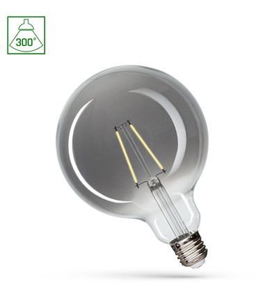 E27 4,5W LED globe lamp - G125, 4000K, 320lm, 300° lichtbundel
