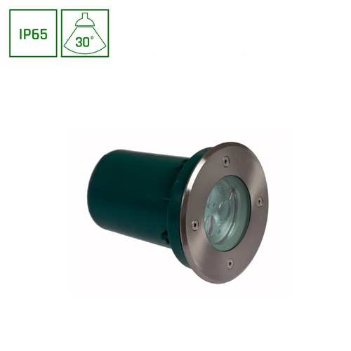 Lukka 3LED 3W - Cree, 45°, 230V, IP67, Blanc froid, Terre