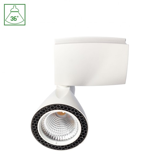 30W LED skinnespot - hvid, 6000K (Kold hvid)