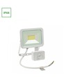 20W breedstraler met sensor - IP44, warm wit, wit, met sensor