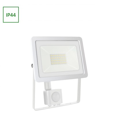 30W LED breedstraler met sensor - 4000K (Neutraal wit)
