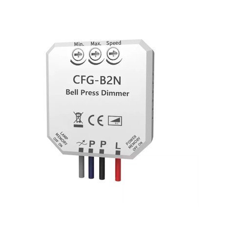 Inline LED Innbyggings Dimmer - Push dim, Korrespondanse, Minne, 200W