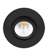 D3 Tilt360 Full Spectrum LED indbygningsspot RA97 - 3000K, Sort