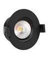 HiluX D8 Tilt360 - Full Spectrum LED Inbouwspot, RA97, 2700K, Zwart