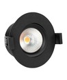 Spot LED encastrable D8 Tilt360 RA97 - 3000K, Noir