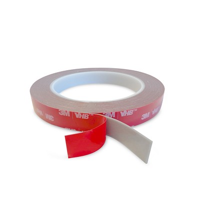 Ruban adhésif double-face 3M VHB - 14 mm de large, rouleau de 5 m