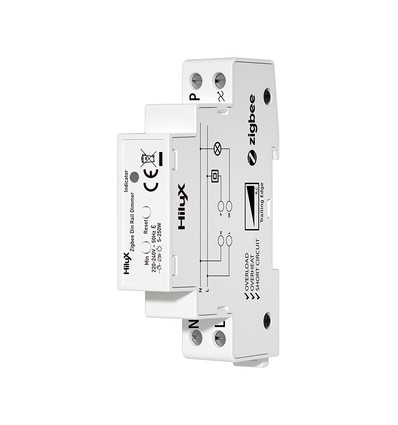 Variateur d'intensité HiluX Zigbee sur rail DIN - 250W