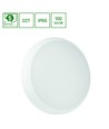 Plafonnier LED 18W NYMPHEA CITY PRO avec détecteur - CCT, IP65, IK10, 1800lm, blanc, extérieur/intérieur