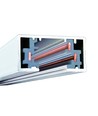 2m 1-fase spanningsrail - Wit