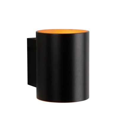 G9 Squalla Tube - IP20, Noir, Or, Sans source lumineuse