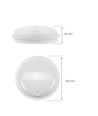 20W LED Technic lampe - IP54, IK07, Rund, 4000K, PIR sensor