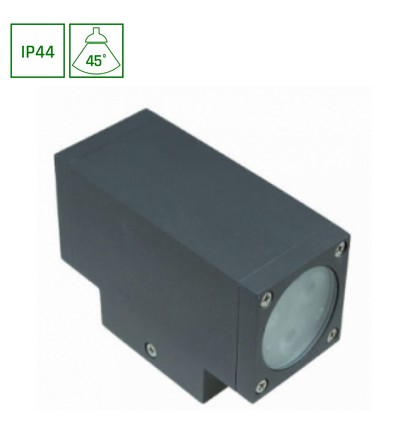 Applique murale 6W TORRE - IP44, 400lm, 6000K, blanc froid, source lumineuse incluse