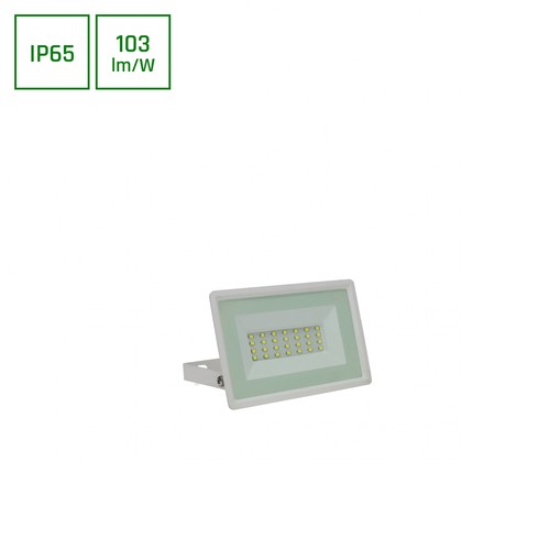 20W LED breedstraler - 2050lm, IP65, 6000K, koud wit, buiten