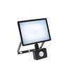 30W LED strålkastare med sensor - 6000K (Kallvit), svart