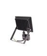 30W LED lyskaster med sensor - 6000K (Kald hvit), sort